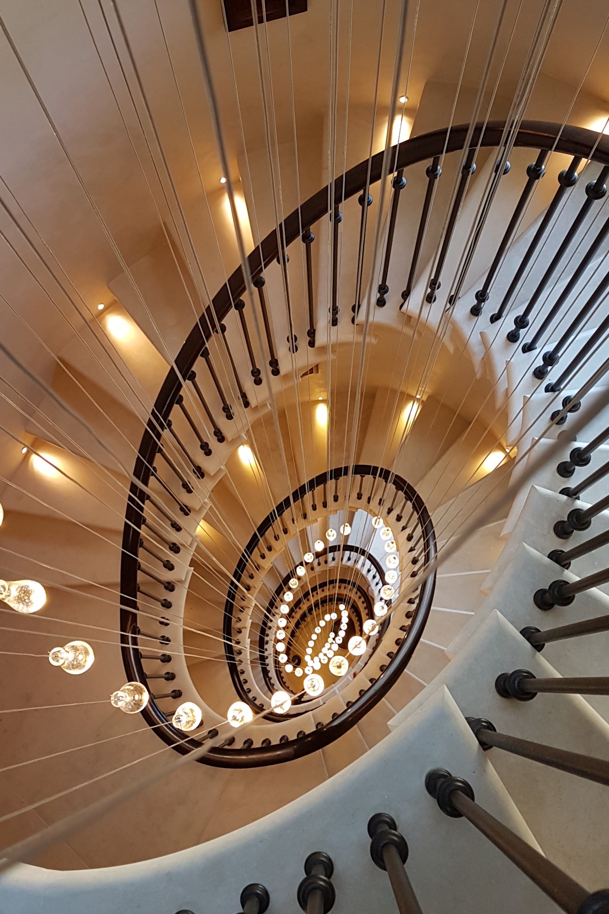 Spiral Staircase Lighting